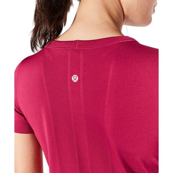 Lululemon Swiftly Tech Short-Sleeve Shirt 2.0 *Ruby Red - Picture 4 of 7